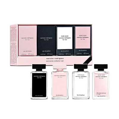 Coffret Narciso Rodriguez – Édition Exclusive For Her (4 x 7.5ml)