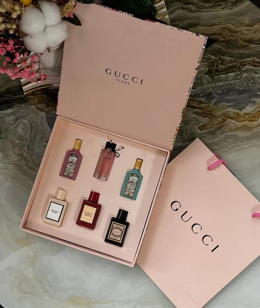 Coffret Gucci – 6 Mini Parfums de Luxe (6 x 15ml)