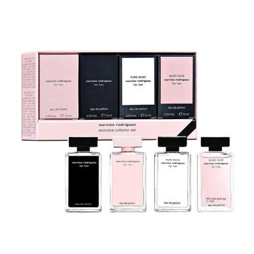 Coffret Narciso Rodriguez – Édition Exclusive For Her (4 x 7.5ml)