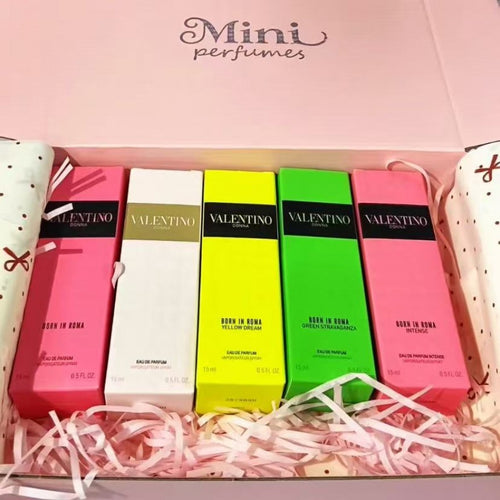 Coffret Valentino – 5 Miniatures de Luxe (5 x 15ml)